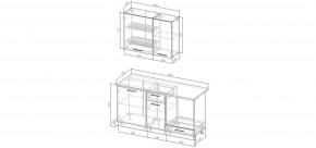 Кухонный гарнитур Каппучино 1600 (Стол. 38мм) в Коротчаево - korotchaevo.mebel24.online | фото 2