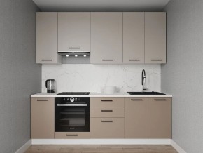 Кухонный гарнитур Каппучино 2400 h950 (Стол. 38мм) в Коротчаево - korotchaevo.mebel24.online | фото