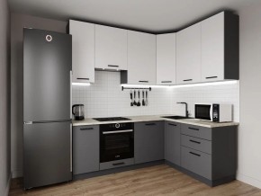 Кухонный гарнитур Меренга 2200*1600 h950 (Стол. 26мм) в Коротчаево - korotchaevo.mebel24.online | фото 1
