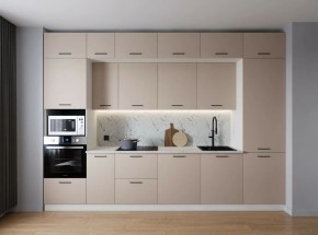Кухонный гарнитур Шампань 3400 (Стол. 38мм) в Коротчаево - korotchaevo.mebel24.online | фото