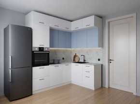 Кухонный гарнитур угловой Капри 2200*1700 (Стол. 26мм) в Коротчаево - korotchaevo.mebel24.online | фото