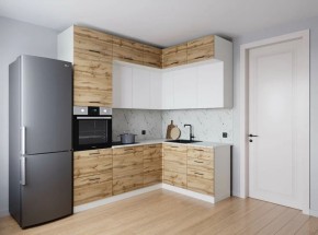 Кухонный гарнитур угловой Лада 2200*1700 (Стол. 38мм) в Коротчаево - korotchaevo.mebel24.online | фото 1