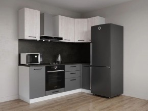 Кухонный гарнитур угловой Санторини 2200*1000 (Стол. 26мм) в Коротчаево - korotchaevo.mebel24.online | фото 1