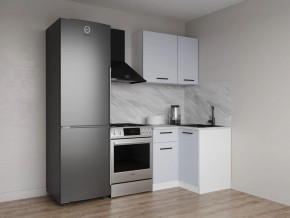 Кухонный гарнитур угловой Смоки 1000*1000 (Стол. 38 мм) в Коротчаево - korotchaevo.mebel24.online | фото 1