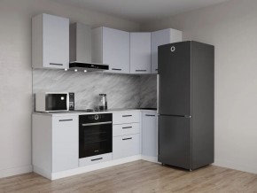 Кухонный гарнитур угловой Смоки 2200*1000 (Стол. 26мм) в Коротчаево - korotchaevo.mebel24.online | фото 1