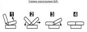 ЛАУРА ЛЮКС Диван Лаура Люкс БД+2подушки в Коротчаево - korotchaevo.mebel24.online | фото 7