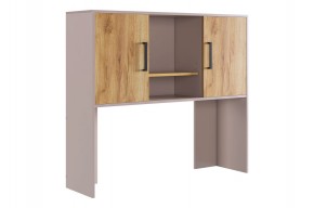 ЛАЙТ 2 Надстройка стола компьютерного (1200) кашемир в Коротчаево - korotchaevo.mebel24.online | фото