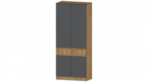 ЛЕНОРА Шкаф 2х створчатый (графит) в Коротчаево - korotchaevo.mebel24.online | фото
