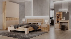 ЛЕНОРА Спальный гарнитур (модульный) кашемир в Коротчаево - korotchaevo.mebel24.online | фото