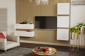 ЛИНДА Гостиная (Белый/Белый) в Коротчаево - korotchaevo.mebel24.online | фото 4