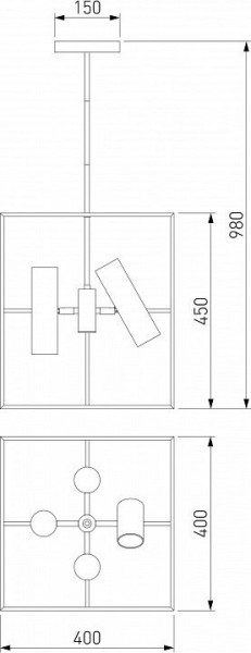 Люстра на штанге Eurosvet Adamson 70142/8 латунь в Коротчаево - korotchaevo.mebel24.online | фото 2