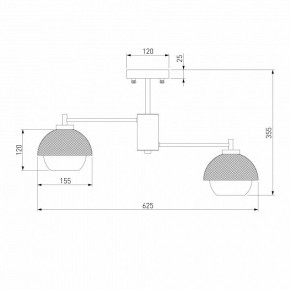 Люстра на штанге Eurosvet Nocciola 70106/6 черный в Коротчаево - korotchaevo.mebel24.online | фото 5