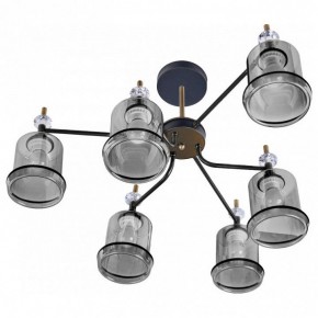 Люстра на штанге Imex MD.4890 MD.4890-6-S COFFEE+FGD в Коротчаево - korotchaevo.mebel24.online | фото