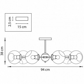 Люстра на штанге Lightstar Beta 785066 в Коротчаево - korotchaevo.mebel24.online | фото 8