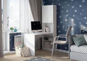 МАЙНД-01 Стол компьютерный (белое дерево) в Коротчаево - korotchaevo.mebel24.online | фото 1