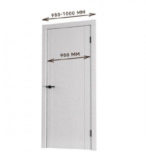 Межкомнатная дверь Bolivar Каньон браун (комплект) 900 в Коротчаево - korotchaevo.mebel24.online | фото