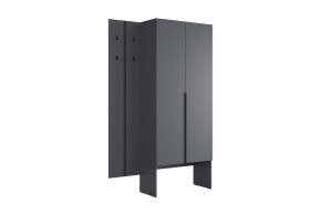 МЕРСИ Прихожая (модульная) графит в Коротчаево - korotchaevo.mebel24.online | фото 6