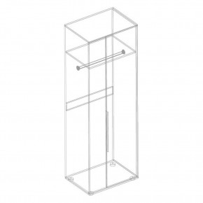 МОНИКА Шкаф для одежды в Коротчаево - korotchaevo.mebel24.online | фото 2