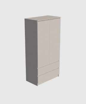 МОРИ МШ 900.1 Шкаф с 2-мя дв. и 2-мя ящ. (Сатин) в Коротчаево - korotchaevo.mebel24.online | фото 2