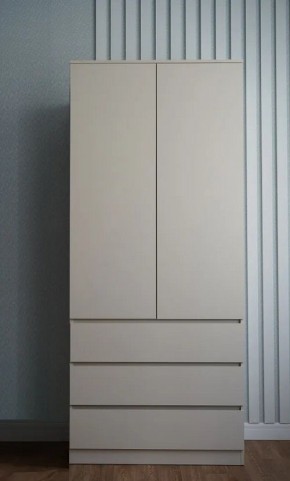 МОРИ МШ 900.2 Шкаф с 2-мя дв. и 3-мя ящ. ВЫСОКИЙ (Сатин) в Коротчаево - korotchaevo.mebel24.online | фото