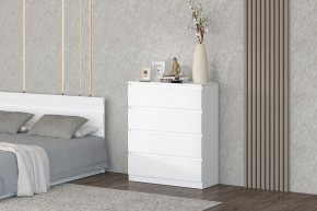МС "Хилтон" Комод №1 800 (4 ящ.) белый текстурный в Коротчаево - korotchaevo.mebel24.online | фото