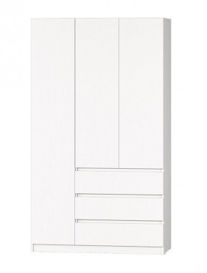 МС "Хилтон" Шкаф №2 1200 (Белый текстурный) в Коротчаево - korotchaevo.mebel24.online | фото 2