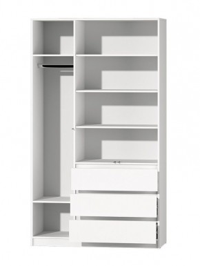МС "Хилтон" Шкаф №2 1200 (Белый текстурный) в Коротчаево - korotchaevo.mebel24.online | фото 3