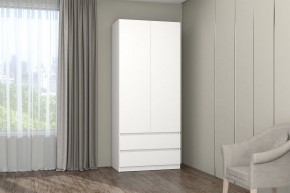 МС "Хилтон" Шкаф №3 900 (Белый текстурный) в Коротчаево - korotchaevo.mebel24.online | фото