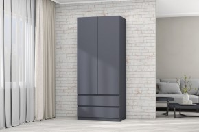МС "Хилтон" Шкаф №3 900 (Графит) в Коротчаево - korotchaevo.mebel24.online | фото