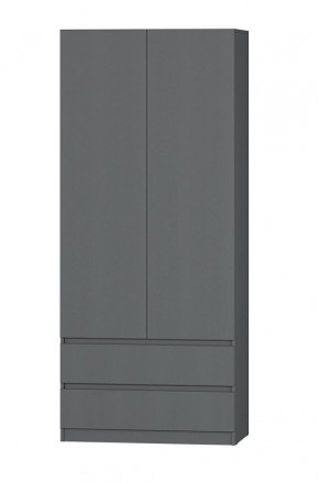 МС "Хилтон" Шкаф №3 900 (Графит) в Коротчаево - korotchaevo.mebel24.online | фото 2