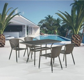 Набор уличный T286A/Y137C-W53 Brown 4Pcs в Коротчаево - korotchaevo.mebel24.online | фото 2