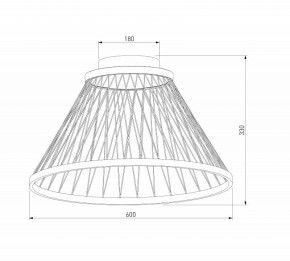 Накладной светильник Eurosvet Cesta 40019/1 LED коричневый в Коротчаево - korotchaevo.mebel24.online | фото 4