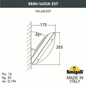 Накладной светильник Fumagalli Lucia 1R3.602.000.LYE27 в Коротчаево - korotchaevo.mebel24.online | фото 2