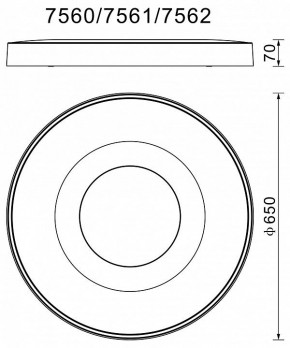 Накладной светильник Mantra Coin 7560 в Коротчаево - korotchaevo.mebel24.online | фото 3