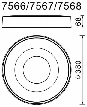 Накладной светильник Mantra Coin 7566 в Коротчаево - korotchaevo.mebel24.online | фото 4