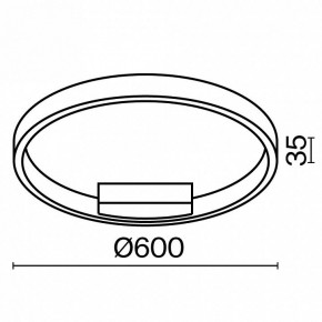 Накладной светильник Maytoni Rim MOD058CL-L35WK в Коротчаево - korotchaevo.mebel24.online | фото 4