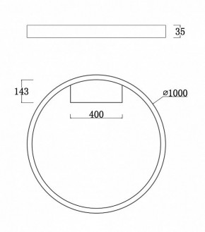 Накладной светильник Maytoni Rim MOD058CL-L65B4K в Коротчаево - korotchaevo.mebel24.online | фото 3
