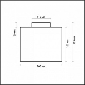 Накладной светильник Odeon Light Cross 2407/1C в Коротчаево - korotchaevo.mebel24.online | фото 2