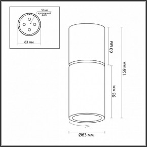 Накладной светильник Odeon Light Duetta 3895/1C в Коротчаево - korotchaevo.mebel24.online | фото 5