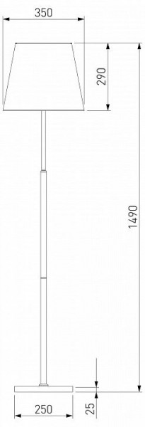 Настольная лампа декоративная Eurosvet Ozark 01156/1 латунь в Коротчаево - korotchaevo.mebel24.online | фото 2