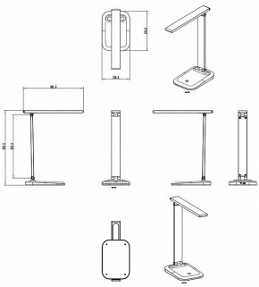 Настольная лампа офисная Arte Lamp London A5124LT-1BK в Коротчаево - korotchaevo.mebel24.online | фото 2