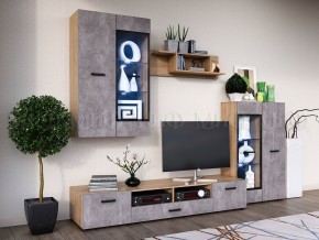 Нэнси New Полка навесная (ЛДСП) Сонома в Коротчаево - korotchaevo.mebel24.online | фото 2