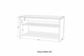 ОЛЬГА-МИЛК 52 Тумба в Коротчаево - korotchaevo.mebel24.online | фото 2