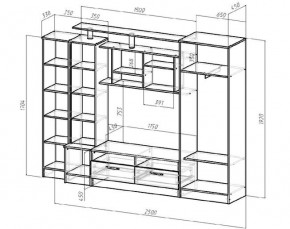 ОСКАР Гостиная (ЯШТ/ЯШС) в Коротчаево - korotchaevo.mebel24.online | фото 2