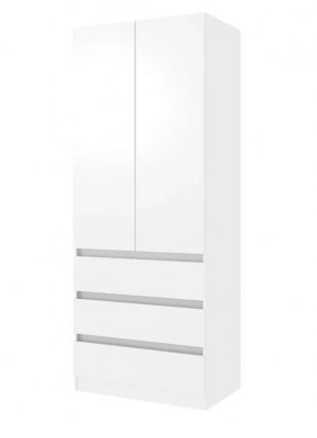ПАРУС Шкаф 2-х ств. 800 (белый) в Коротчаево - korotchaevo.mebel24.online | фото