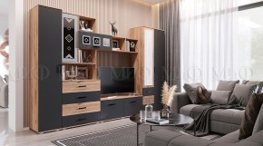 Пенал Белла (Сандал, Графит/Дуб крафт) в Коротчаево - korotchaevo.mebel24.online | фото 5