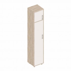 ГРАФ Пенал 1-ств. с антресолью ПРАВЫЙ (перламутр) в Коротчаево - korotchaevo.mebel24.online | фото