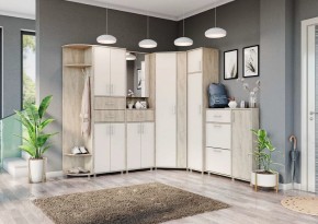 ГРАФ Пенал 1-ств. с антресолью ПРАВЫЙ (перламутр) в Коротчаево - korotchaevo.mebel24.online | фото 2