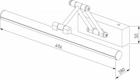 Подсветка для картины Elektrostandard Monza a064138 в Коротчаево - korotchaevo.mebel24.online | фото 4
