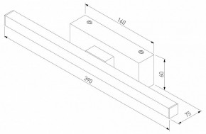 Подсветка для картины Elektrostandard Rino a061222 в Коротчаево - korotchaevo.mebel24.online | фото 4